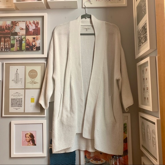 Oak + Fort Sweaters | White Oak + Fort Cardigan | Color: Cream/White | Size: L | Adrianagarst's Closet